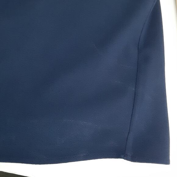 Lilly Pulitzer Pearl Soft Shift Dress Navy Blue Solid Womens 8 Sleeveless Resort - Picture 8 of 13